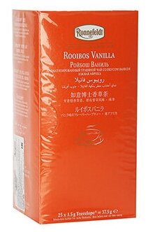 Травяной чай Ronnefeldt / Роннефельд Teavelope Rooibos Vanille(Ройбош ваниль) 1 пачка по 25 пакетиков. Арт.15080 - фотография № 3