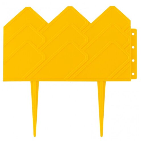 Бордюр PALISAD Кантри, 3.1 х 0.14 м, желтый бордюр кирпич 13 х 300 см терракот россия palisad