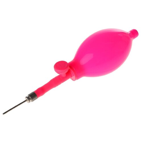 фото Насос для мяча для художественной гимнастики, цвет розовый