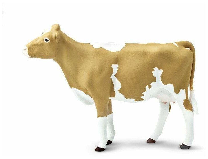 Фигурка животного Safari Ltd Гернейзеская порода коровы, для детей, игрушка коллекционная, 162029