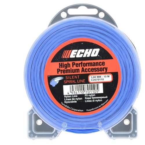 Леска для триммера 3,0мм* 10м Silent Spiral Line (витая) ECHO для бензокосы (триммера) ECHO SRM-2655SI