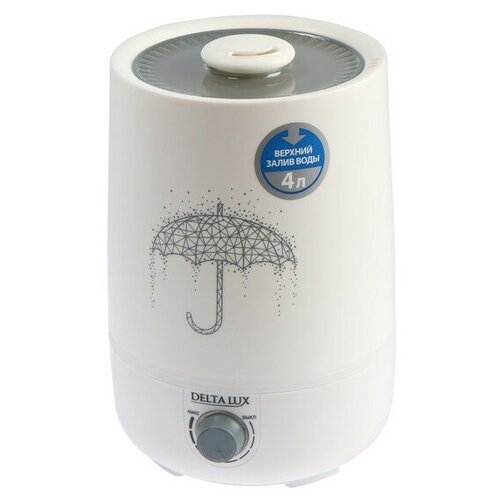 Увлажнитель воздуха DELTA LUX DE-3704 ультразвуковой 30 Вт 4 л до 45 м2 арома белый 400000₽