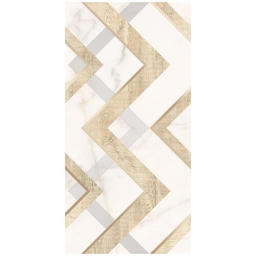 Декор Azori Apulia Oro Geometria 31,5х63 бордюр azori lounge light geometria 50 5х6 2