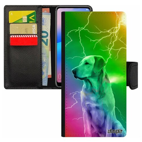 фото Чехол книжка на телефон redmi 6a, "лабрадор" щенок зверь utaupia