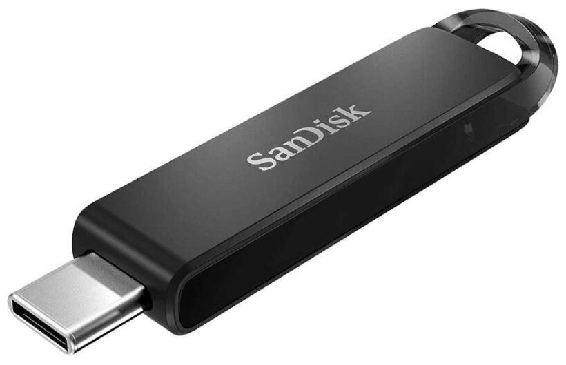 Флеш накопитель 32GB SanDisk Type-C, USB Type-C, Black - фото №1
