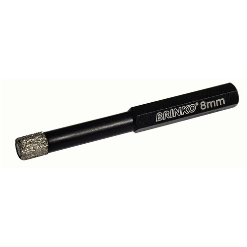 Бур алмазный с гелевым наполнителем, 8 мм (Brinko 1379-3/8)
