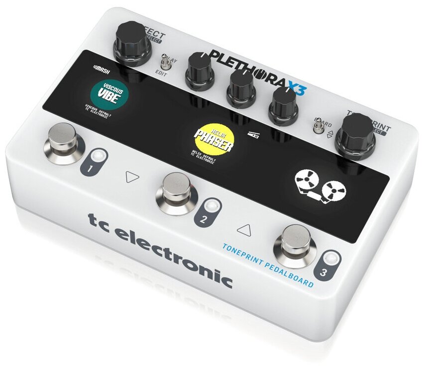 TC electronic PLETHORA X3 процессор эффектов для гитары, цепочка из 3 эффектов, 127 пресетов, управление по USB черезTonePrint App