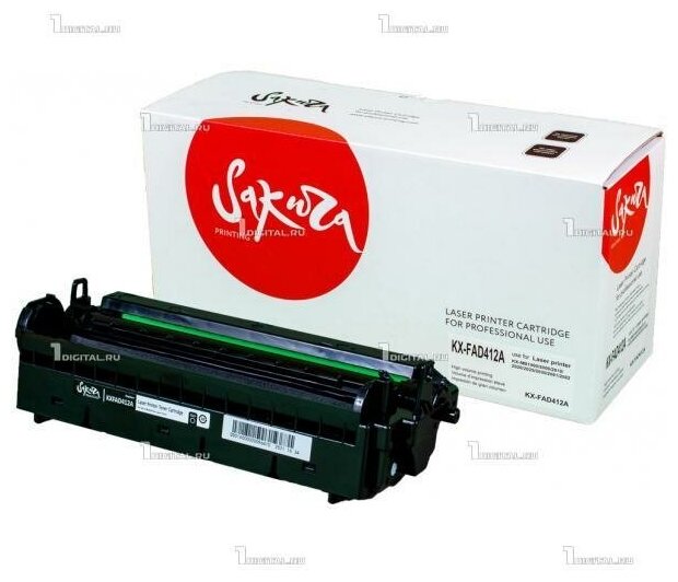 Блок фотобарабана SAKURA KX-FAD412A для Panasonic KX-MB 1900/2000/2010/2020/2025/2030/2051 совместимый (6K)(SAKXFAD412A)