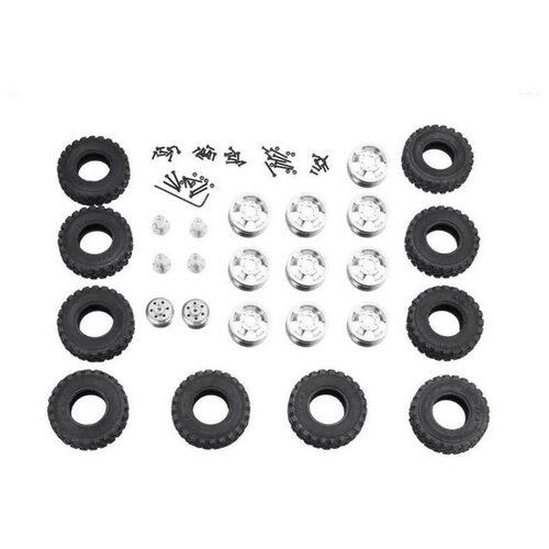 Комплект колес WPL 6WD, металллические диски, KIT - WPL-A928