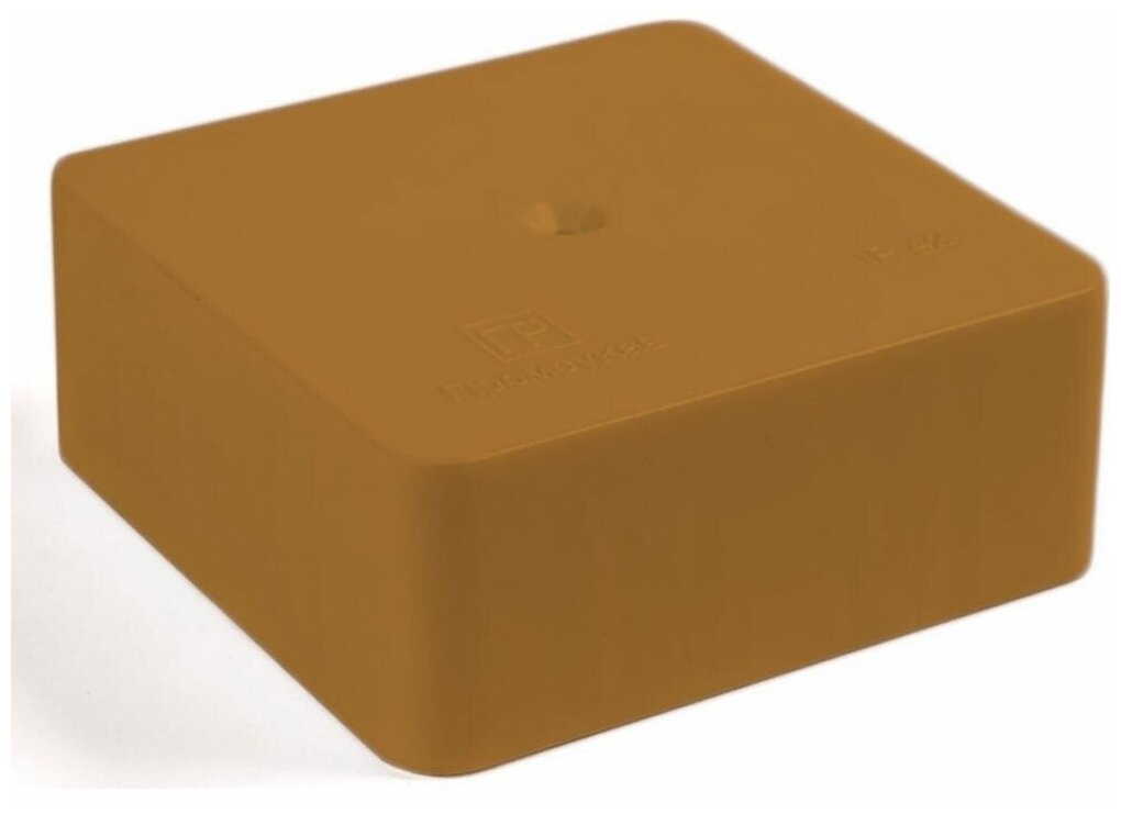 фото Коробка распределительная Промрукав (40-0450-8001) для кабель-каналов 70х70х25 мм бук IP42 универсальная безгалогенная