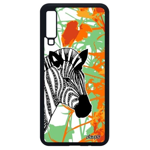фото Противоударный чехол на телефон // samsung galaxy a7 2018 // "зебра" horse полосатая, utaupia, цветной