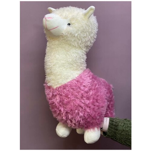 Мягкая игрушка белая Лама