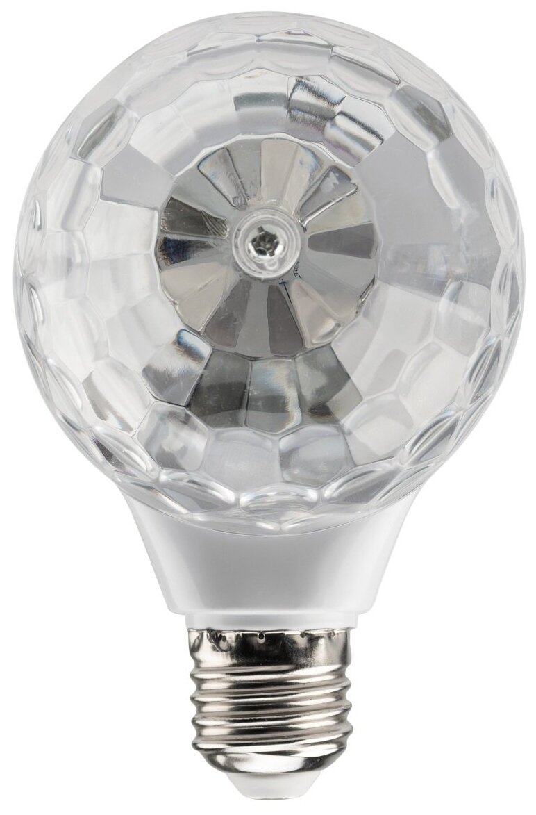 Лампа светодиодная NEON-NIGHT Диско двойная 601-250, E27, 4.5 Вт - фотография № 3