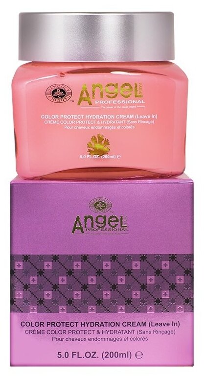 Angel Professional Увлажняющий крем для окрашенных волос (не смываемый) Color Protect Hydration Cream, 200 мл