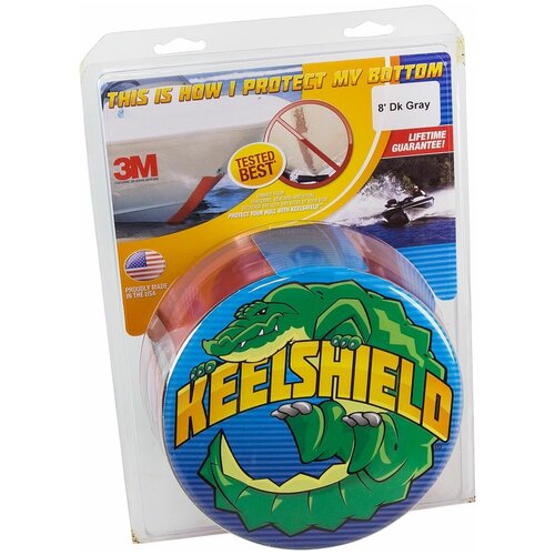 Защита киля KeelShield, 2.44 м, темносерый цвет KS8DGY