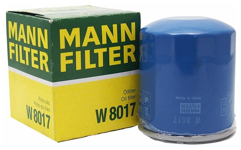 MANN-FILTER W 8017 Фильтр масляный