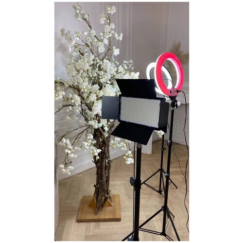 Видео свет Pro Led 800 60 w с 2 аккумуляторами штатив 21 м 745000₽