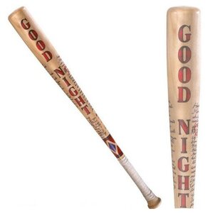 Бейсбольная бита Харли Квин "Good night" - Harley Quinn's baseball (82см.)