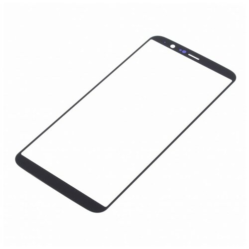 Стекло модуля для OnePlus 5T, черный, AAA