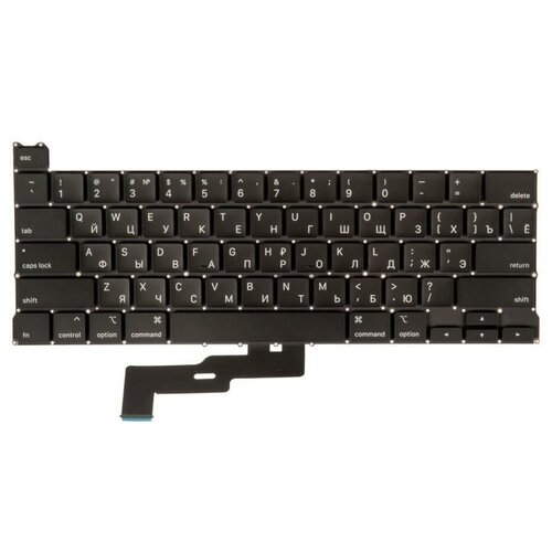Keyboard / Клавиатура для Apple MacBook Pro 13 Retina A2289 Mid 2020 прямой Enter RUS РСТ