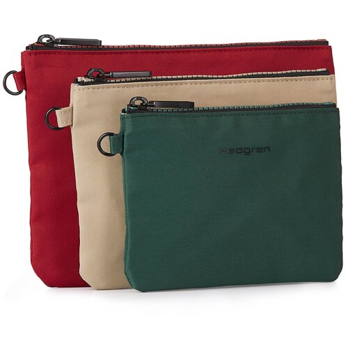 фото Hedgren набор из 3-х косметичек hfol10 follis marc 3 pouch set *842 cosmic mix