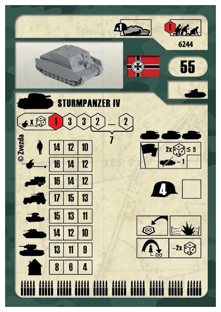 6244 Немецкая самоходно-артиллерийская установка Sturmpanzer IV