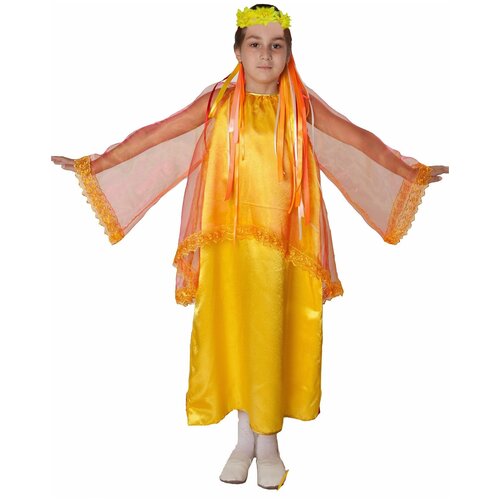 Карнавальный костюм Осень (платье с головным убором) традиционная русская одежда для девочек платье принцессы с головным убором нарядное платье для хэллоуина вечеринки косплея костюм для р