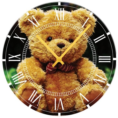фото Svs настенные часы svs 3501214 kids мишка