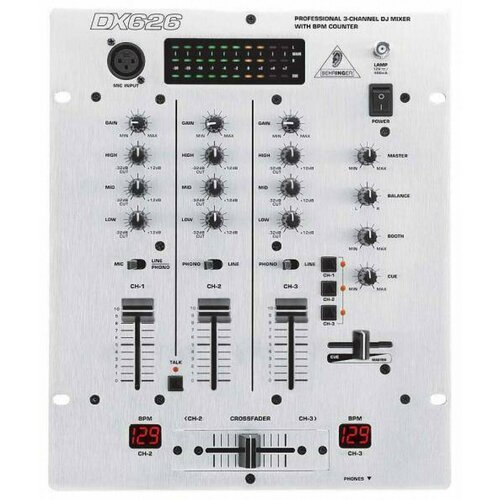 Микшерный пульт; DJ пульт Behringer DX626 DJ dj микшерный пульт behringer vmx 1000usb pro mixer