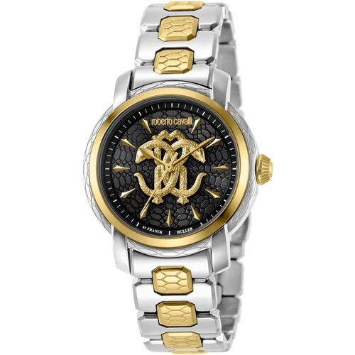 Наручные часы Roberto Cavalli by Franck Muller Logo, мультиколор, черный