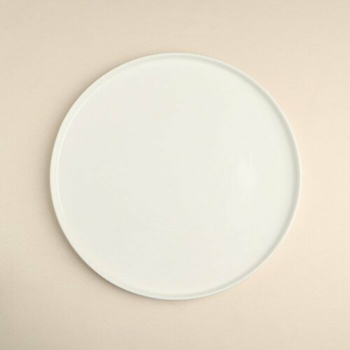 Тарелка «Sola», d=30 см, белая, фарфор
