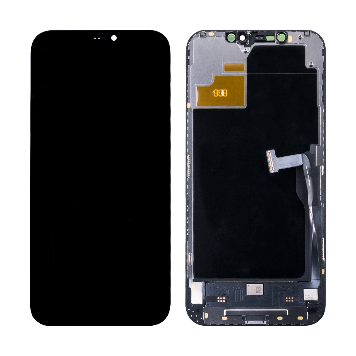 Дисплей для iPhone 12 Pro Max с тачскрином Черный - (Hard OLED) (площадка под IC)