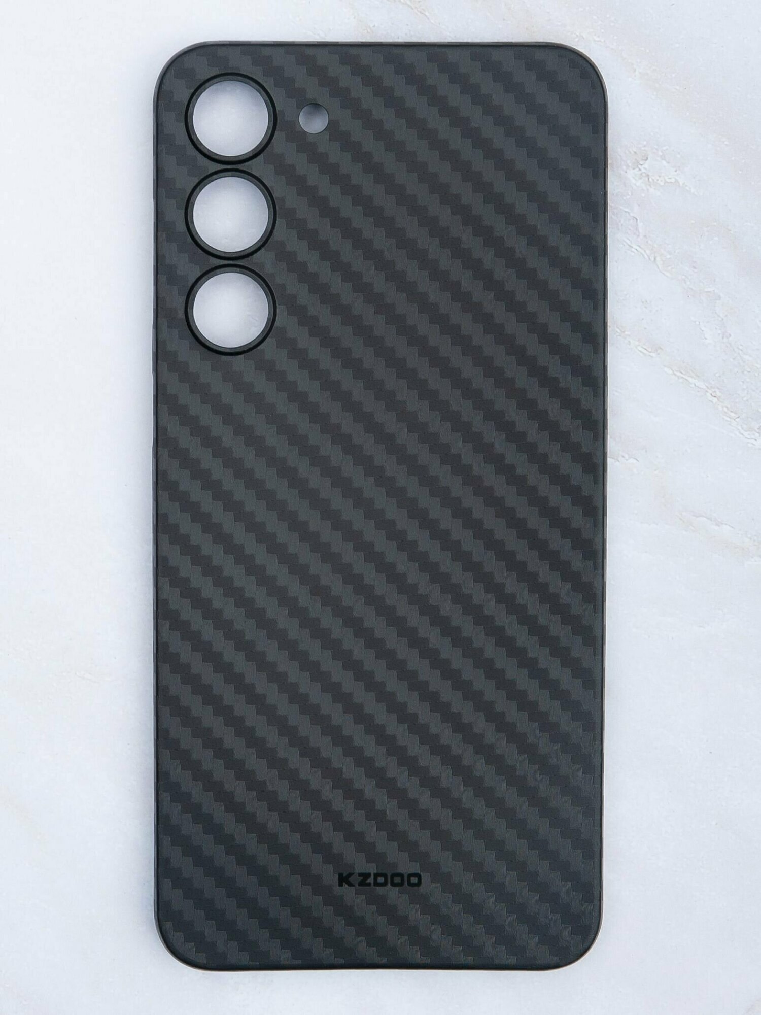 KZDOO case for Samsung S23 Air Carbon / Чехол для Самсунг S23 Карбон / Черный