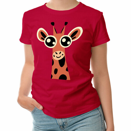 фото Футболка roly, размер l, красный