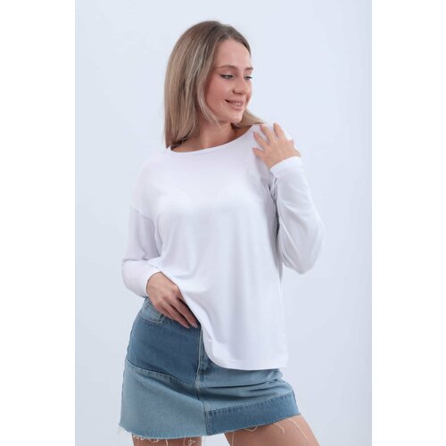 фото Лонгслив размер 50, белый иволга-текс