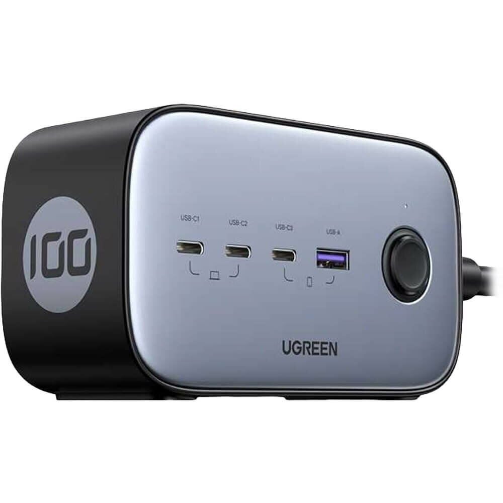 Зарядное устройство Ugreen CD270 DigiNest Pro Charging Station (3xUSB-C/USB-A) серый