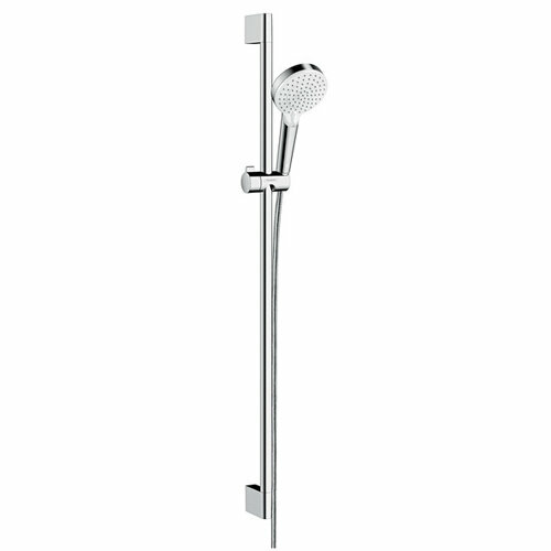 фото Душевой гарнитур Hansgrohe Crometta Vario 26536400 со штангой 90 см, белый/хром