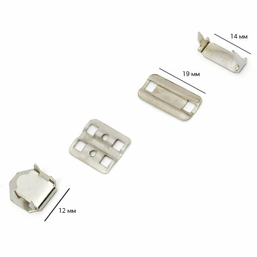 Крючок брючный 4 шипа (4 части) ВОС С-40 цв. никель уп. 300шт