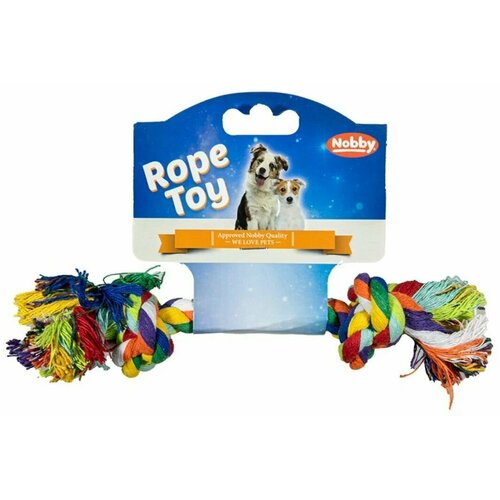 Nobby Игрушка для собак Канатик цветной, 22 см, 50 г