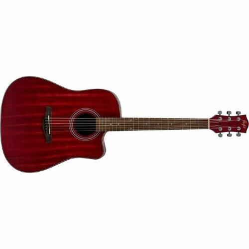 Акустическая гитара Flight D-155C MAH Red акустическая гитара flight d 155c mah bk