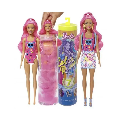 Кукла Barbie Неоновая серия в непрозрачной упаковке (Сюрприз) HCC67 кукла barbie в непрозрачной упаковке сюрприз hdn71