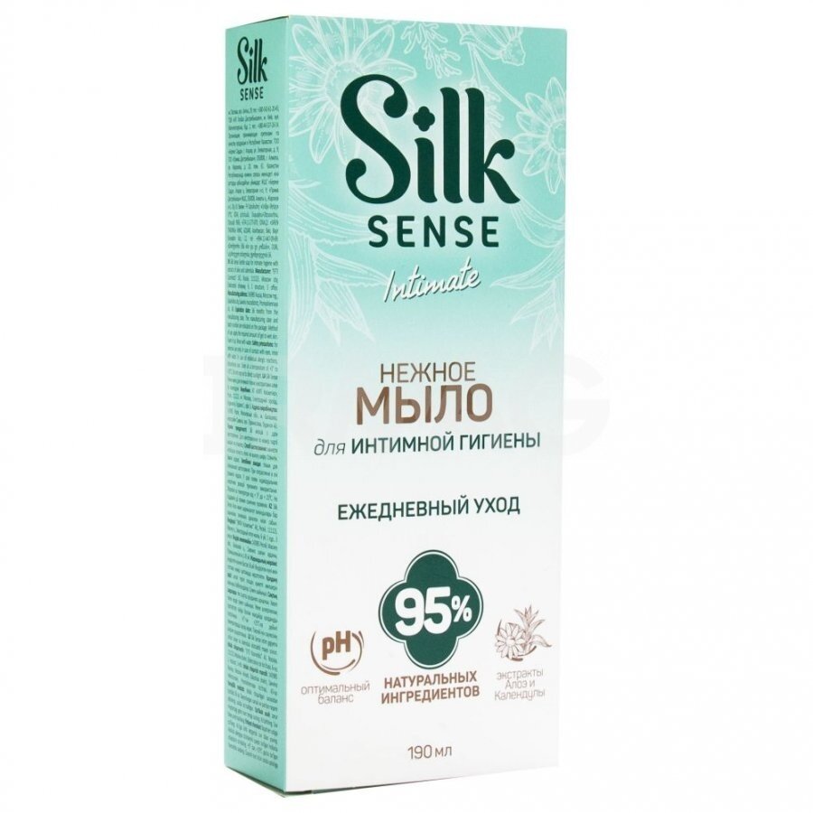 Мыло для интимной гигиены OLA! "Silk Sense", с Алоэ и Календулой, 190 мл