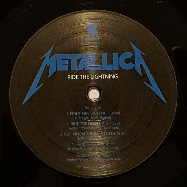 Metallica - Ride The Lightning/ Vinyl, 12" [LP/Printed Inner Sleeve/Insert and Download Code Card](Remastered, Reissue 2016)