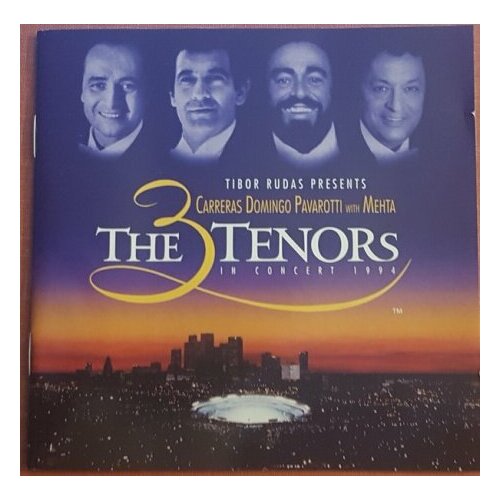 Компакт-Диски, TELDEC, JOSE CARRERAS / PLACIDO DOMINGO / LUCIANO PAVAROTTI / ZUBIN MEHTA - The 3 Tenors In Concert 1994 (CD)