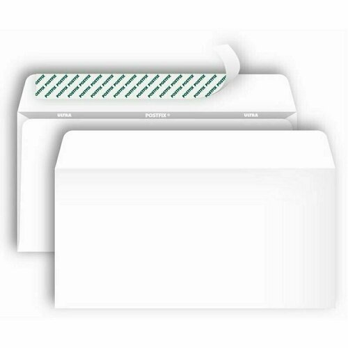 Конверт Bong Е65 стрип 110х220 мм 80 г/кв. м Postfix 1000 штук в упаковке, 269726