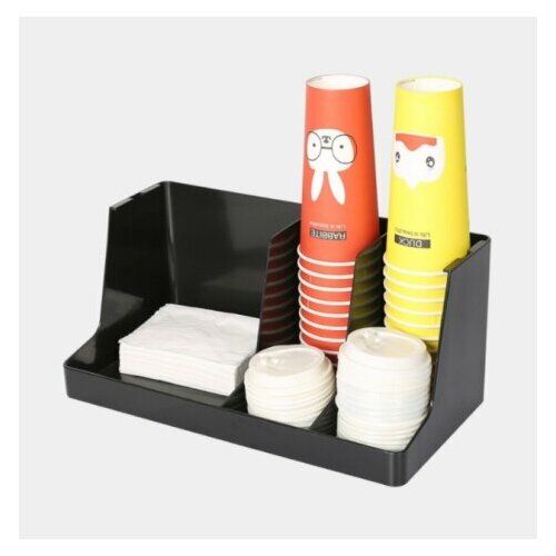 Органайзер для стаканов крышек и салфеток 3 отделения AGAVE-CH3