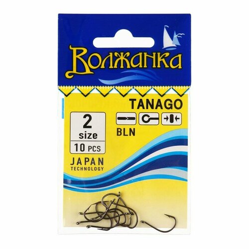 фото Крючки "волжанка" tanago № 2, 10 шт volzhanka