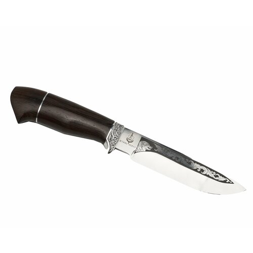 Нож Ладья Охотник-3 НТ-5 Р 65х13 рисунок венге нож ладья рекрут нт 20 65х13 венге