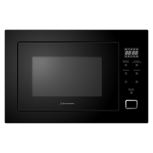 Встраиваемая микроволновая печь Schaub Lorenz SLM EY26D черная 25 л 900 Вт гриль поворотный стол 315 мм 23337₽