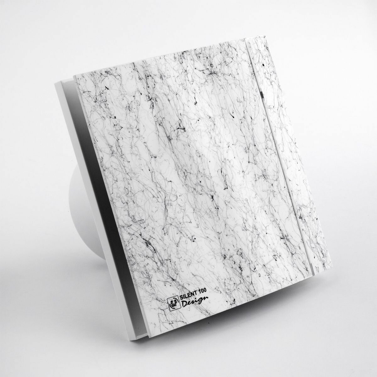 Накладной вентилятор Soler Palau SILENT-100 CZ MARBLE WHITE DESIGN 4C с 5 сменными полосками - фотография № 2